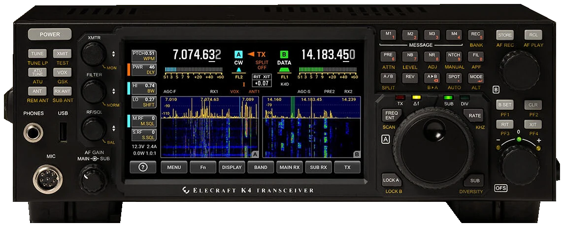 Elecraft K4 Series radio product photograph
