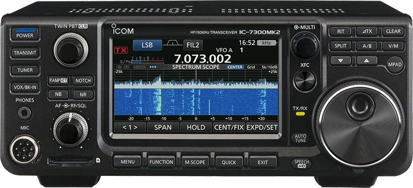 Icom IC-7300MK2 radio product photograph
