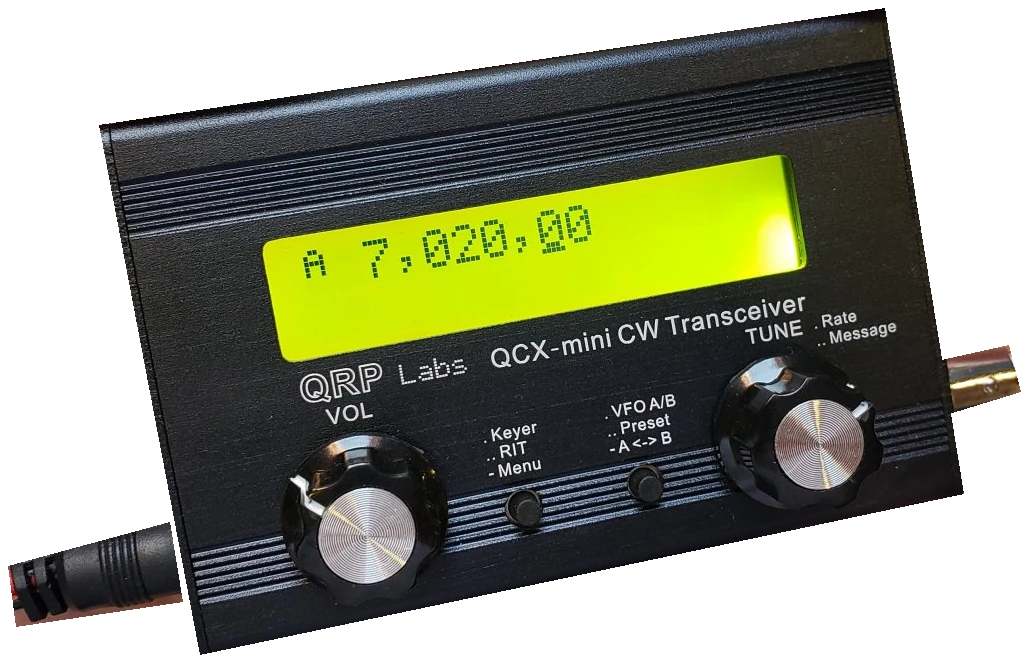 QRP Labs QCX-mini/QCX+ radio product photograph