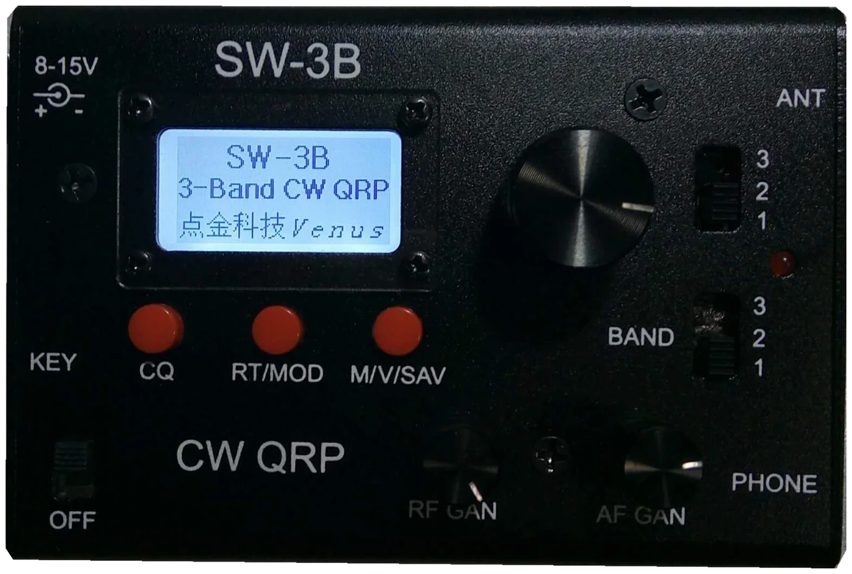 Venus SW-3B radio product photograph