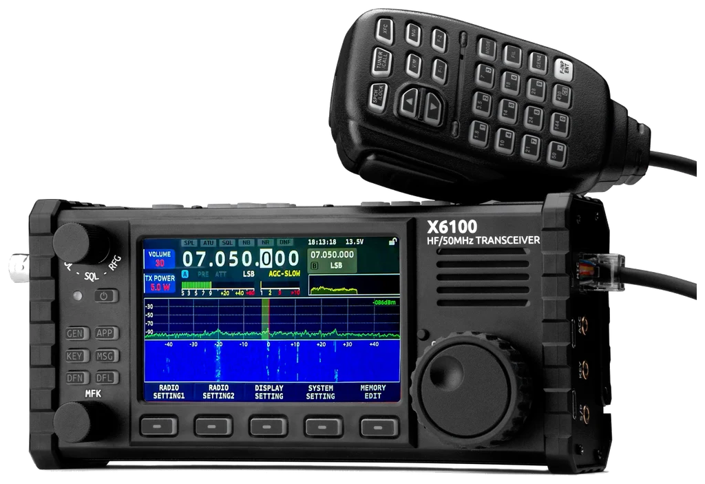 Xiegu X6100 radio product photograph