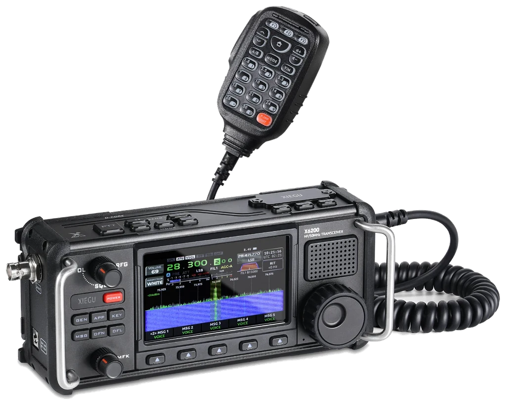 Xiegu X6200 radio product photograph